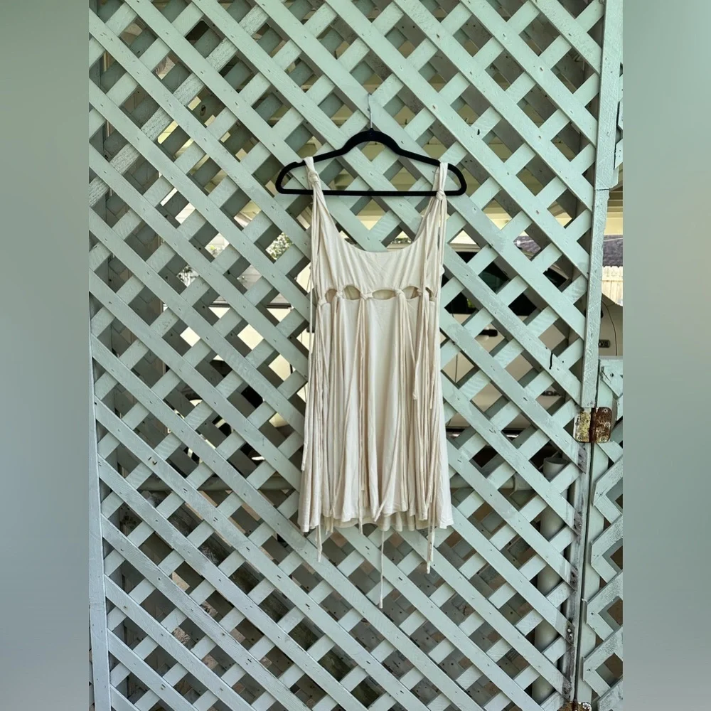 Free People Soleil Fringe Mini Dress